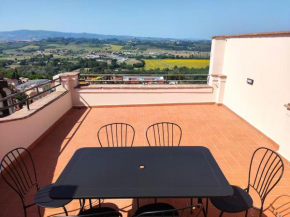 La grande terrazza, centro borgo